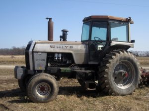 White Tractor